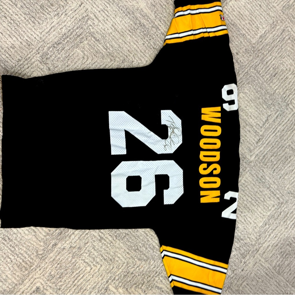 Rod Woodson Pittsburgh Steelers autographed jersey